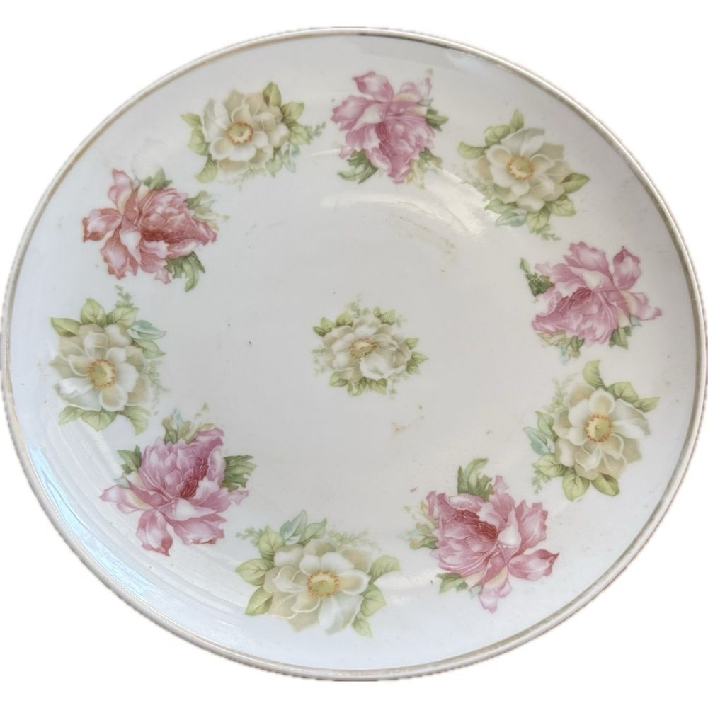 Vintage Moravia Porzellan Austria Porcelain
Plate with‎ Floral Design